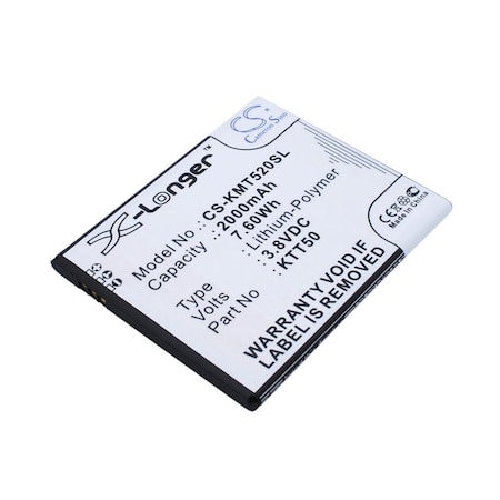 Bsc Preferred Kazam Tornado 2 Tornado2 5.0 Mobile Phone Replacement Battery CS-KMT520SL